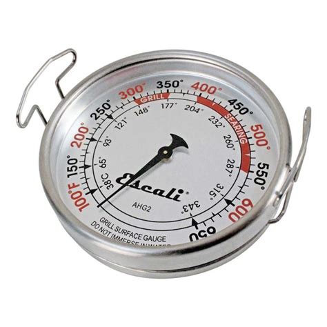 Escali Round Grill Thermometer ESCLAHG2 at Lowes.com