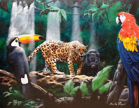 Jungle Animals - http://lesfloydfinearts.com/art/nature/ | Animals, Jungle animals, Art