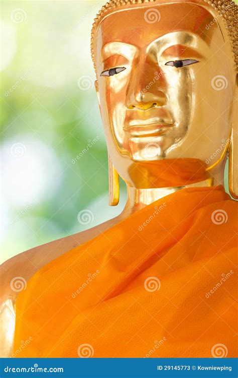 Buddha Golden Statue. stock image. Image of buddhism - 29145773