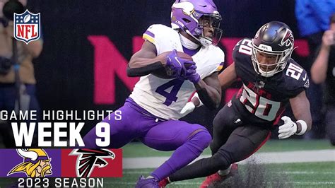 Minnesota Vikings vs. Atlanta Falcons Game Highlights | NFL 2023 Week 9 ...