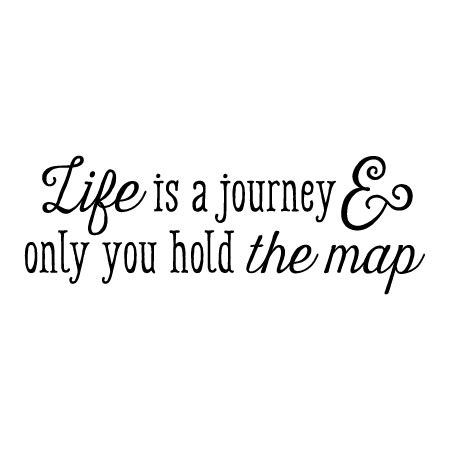 Life Is A Journey Wall Quotes™ Decal | WallQuotes.com