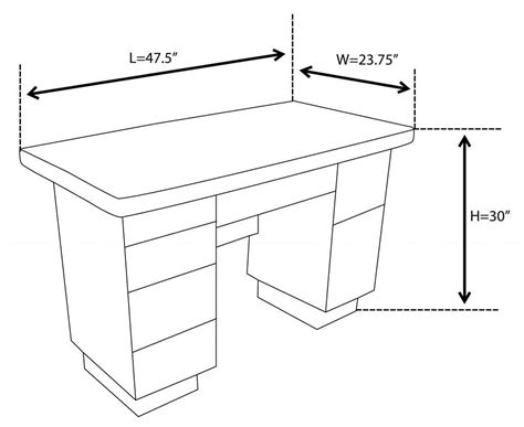 662a-1202 office table dimension | Furniture Manila