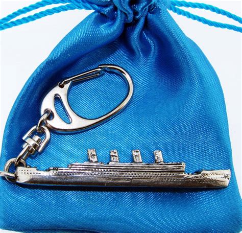 Titanic Keyring - high quality pewter gifts from Pageant Pewter