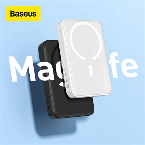 Baseus Power Bank 10000mAh Mini Magnetic Wireless Fast Charge with Auto-wake For iPhone 13 12 ...