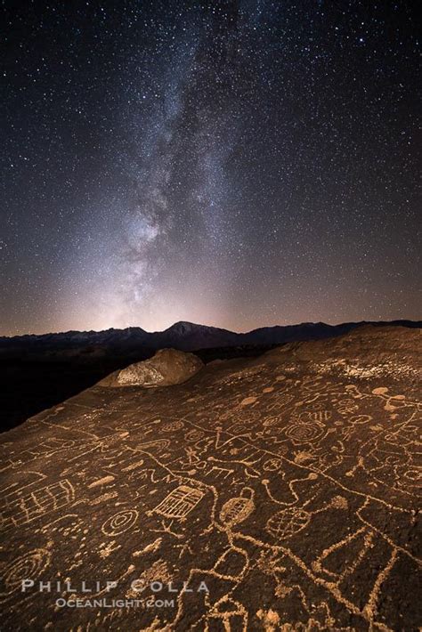 California, Photo | Petroglyphs, Sky art, Night skies