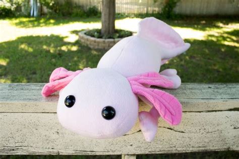 Giant Axolotl Stuffed Animal, Plushie, Plush Toy, Huge Stuffed Animal | Crafts, Plushies, Animal ...