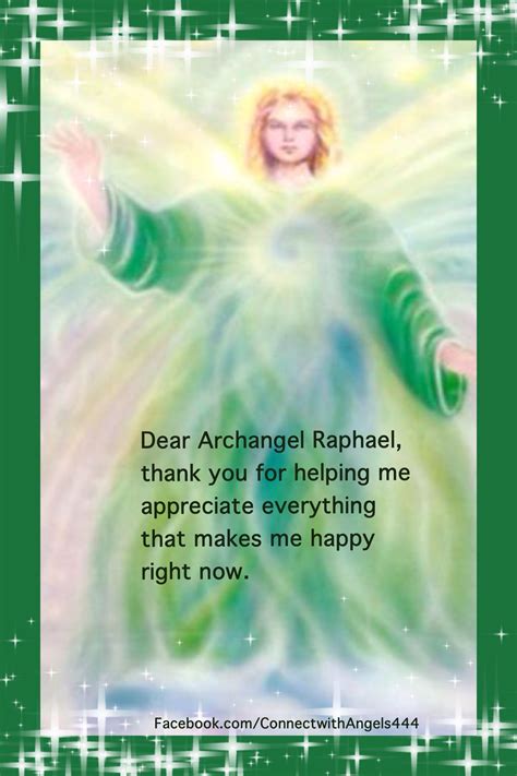 Thank you Archangel Raphael. www.Facebook.com/ConnectwithAngels444 ...