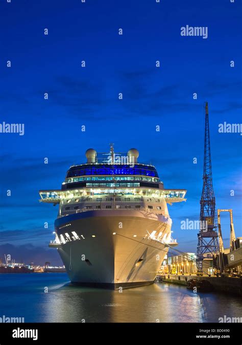 Cruise ship Celebrity Equinox berthed in Southampton UK during her ...