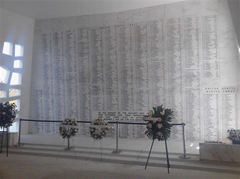 USS Arizona Memorial Wall of Names by Angel-of-Alchemy-42 on DeviantArt