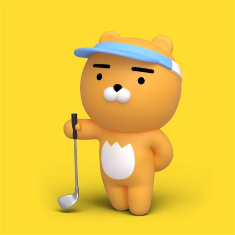 Kakao Friends Screen Golf on Behance Line Friends, Real Friends ...