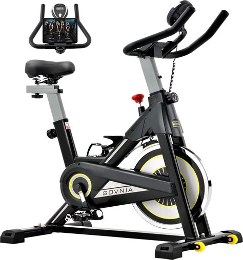 Exercise Bike, SOVNIA Stationary Bikes, Fitness Bike with iPad Holder ...