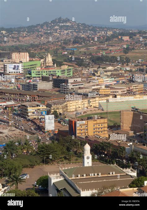 Uganda, Kampala city skyline Stock Photo - Alamy