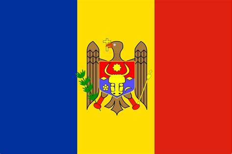 The Moldova flag was officially adopted on May 12, 1990. Once part of Romania, Moldova's flag ...