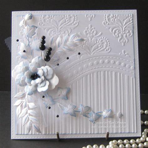 pamscrafts: One Embossing Folder! Three Cards.