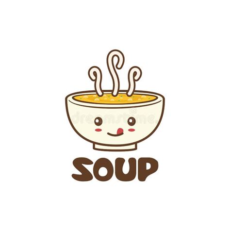 Cute soup mascot character stock vector. Illustration of kids - 243570208