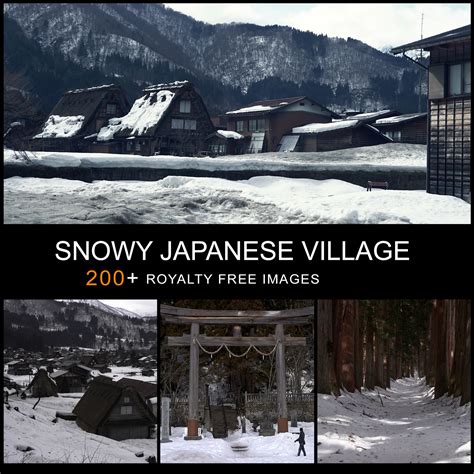 ArtStation - REF PACK SNOWY JAPANESE VILLAGE | Resources