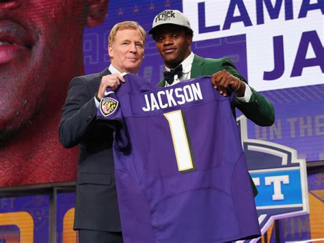 The Ravens didn't interview Lamar Jackson before the draft because they didn't want rumors to ...