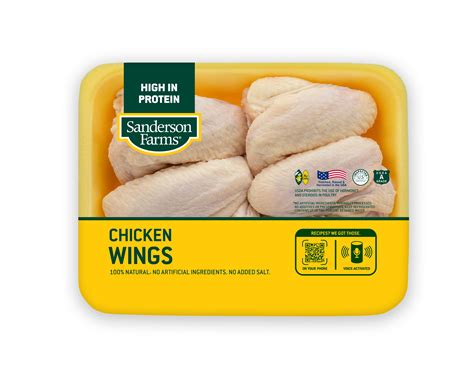 Sanderson Farms Fresh Chicken Wings, 1.5-2.2 lb - Walmart.com - Walmart.com