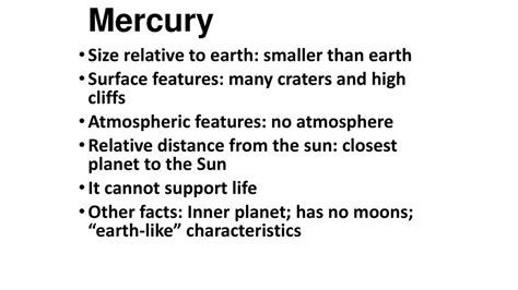 Mercury Instructional Approach(s): Introduce Mercury. - ppt download