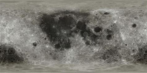 Highly Detailed Moon Surface Map