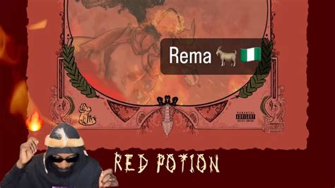 Rema red potion reaction #rema #afrobeat - YouTube