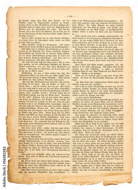 Old book page. Antique paper sheet Stock Photo | Adobe Stock