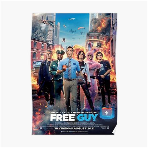 "free guy" Poster by angeleshop99 | Redbubble