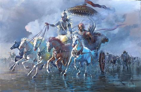 MAHABHARATA .. the war within ..... - Biswaal. the artist