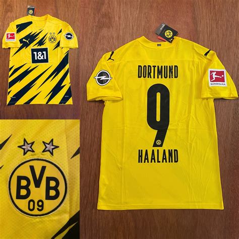 Haaland 9 Borussia Dortmund Home soccer jersey 20/21 | Etsy