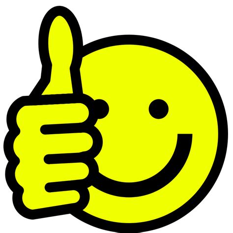 Smiley face clip art thumbs up free clipart images – Clipartix