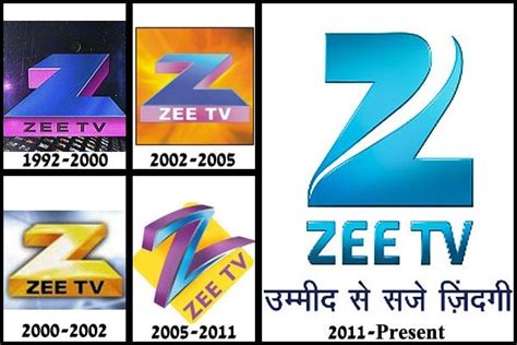 Zee TV's logos over the years