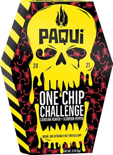 Paqui Carolina Reaper Madness One Chip Challenge Tortilla Chip- Buy ...