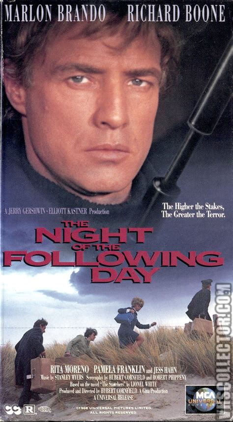 The Night of the Following Day | VHSCollector.com