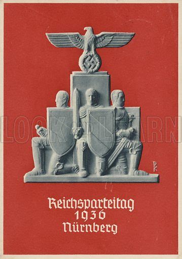 Nuremberg Rally Germany, 1936, Nazi propaganda postcard stock image | Look and Learn