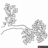 Tree Branch Drawing Guides  Coloring Home sketch template