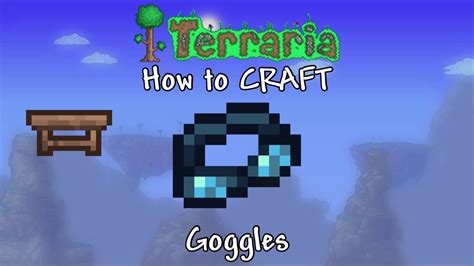 Crafting Goggles in Terraria - YouTube