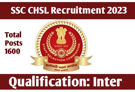 SSC CHSL 2023 Notification Released For 1600 Posts on ssc.nic.in, Check Eligibility, Important ...