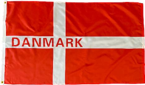 Danmark Flag Denmark 150 x 90cm - Custom Flag Australia