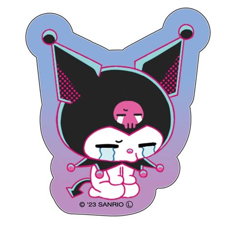 Sanrio KUROMI'S PRETTY JOURNEY Acrylic Sticker Crying