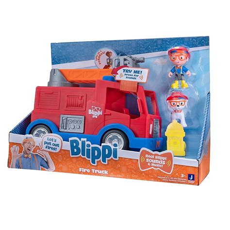 Blippi Fire Truck Toy in Blue | buybuy BABY in 2022 | Toy fire trucks ...