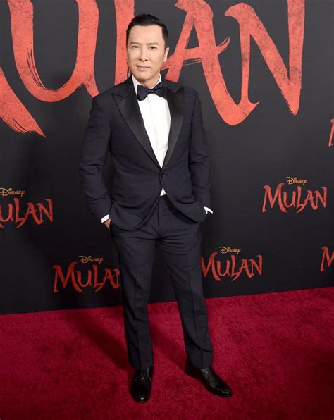 Donnie Yen at the World Premiere of Mulan in LA | Celebrities at the ...