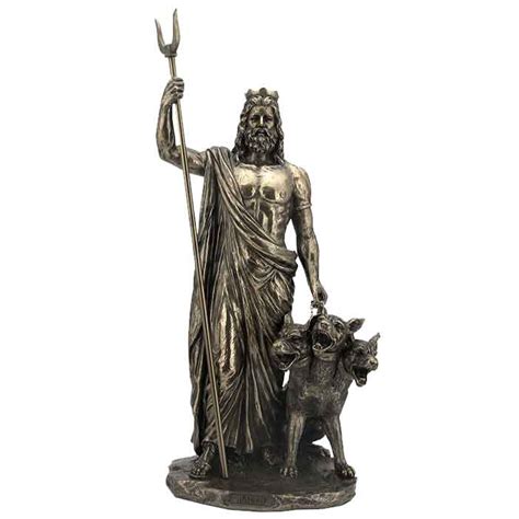 Hades Bronze Statue - WU-1452 - Medieval Collectibles