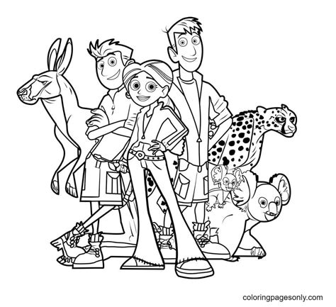 Wild Kratts Coloring Pages Printable Clip Art Library | The Best Porn ...