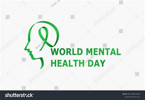 World Mental Heath Day Logo Concept Stock Vector (Royalty Free ...