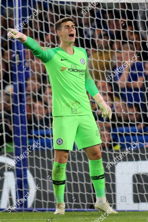 Chelsea Goalkeeper Kepa Arrizabalaga During Chelsea Editorial Stock Photo - Stock Image ...