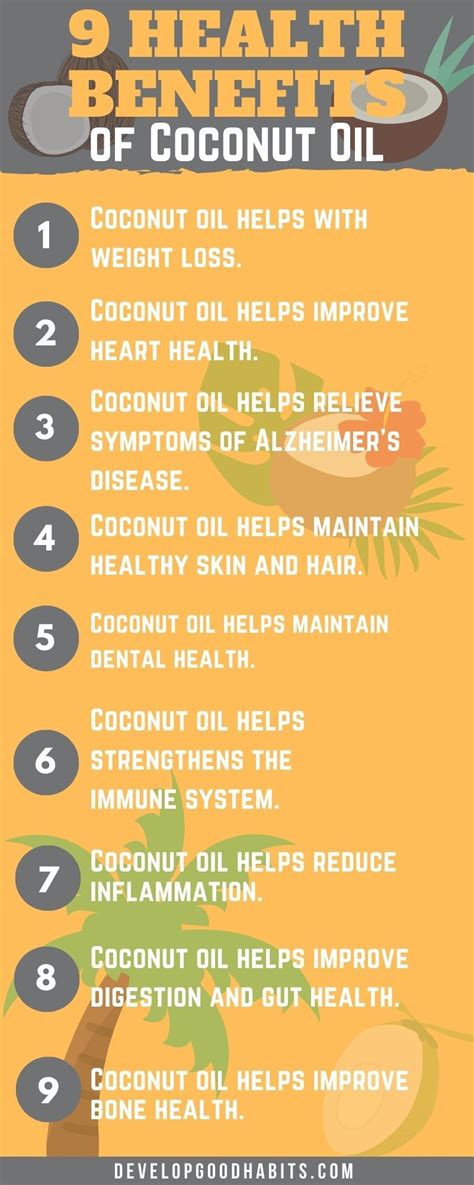 9 Remarkable Health Benefits of Coconut Oil