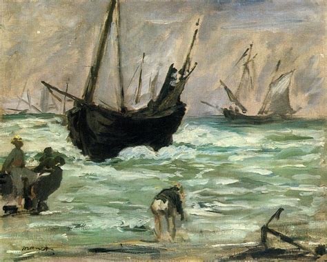 Seascape 1873 Painting | Edouard Manet Oil Paintings