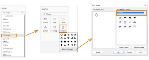 The Data School - How To Add Customs Shapes/Icons On Tableau