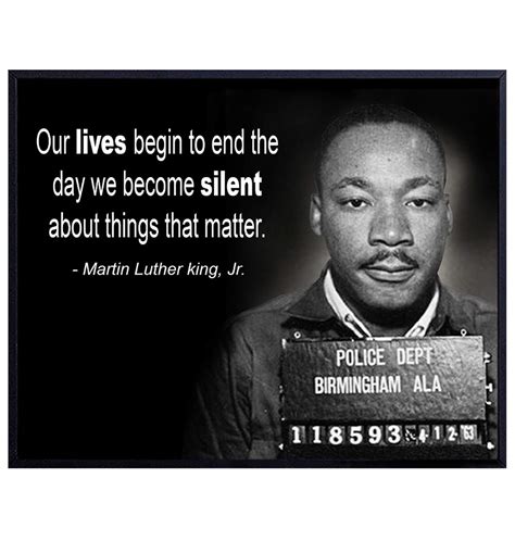 Amazon.com: Martin Luther King Jr. Mugshot Wall Art Print - Ready to Frame Photo (8X10) - Home ...