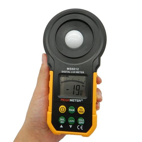 MS6612 Digital Lux Light Meter Lumenmeter Lux/FC Meters Luminometer ...